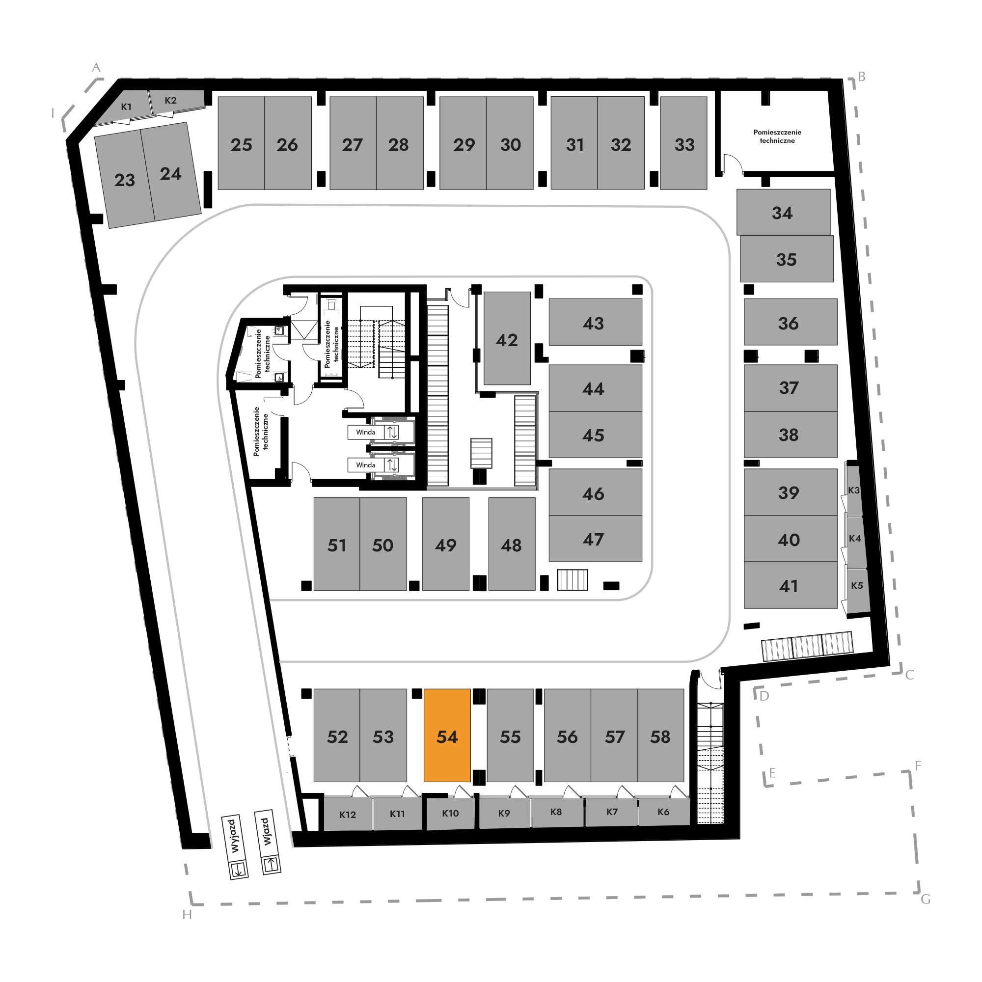 Diasfera Łódzka - III etap Łódź mieszkanie deweloperskie na -1 piętrze z 0 pokojami