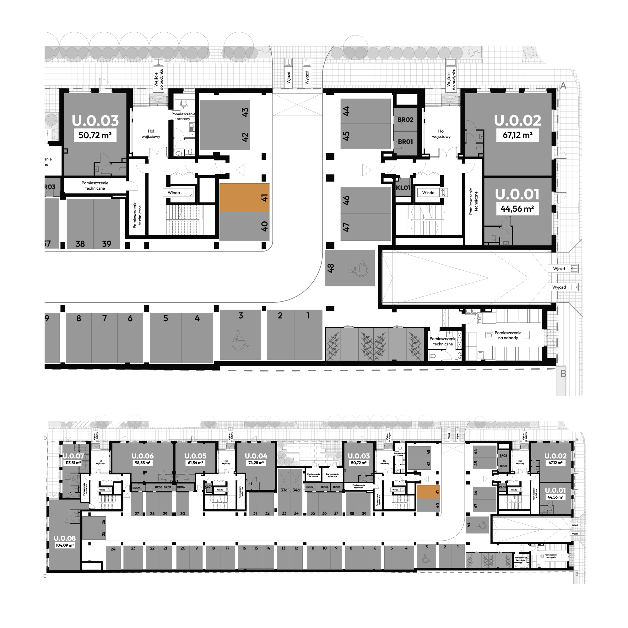 Diasfera Łódzka - III etap Łódź mieszkanie deweloperskie na -1 piętrze z 0 pokojami